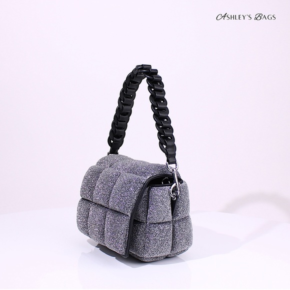 Kate Spade Boxxy Metallic Crossbody In Silver - Picture 3 of 12